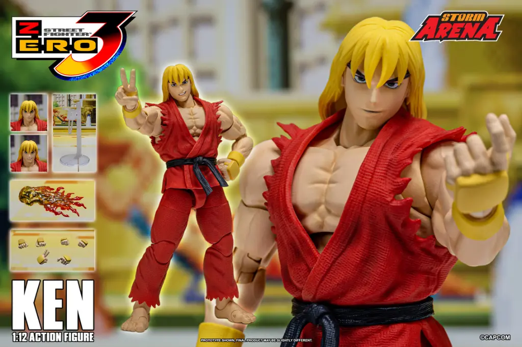 Street Fighter ZERO 3 Action Figure Ken1.webp