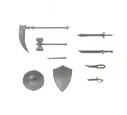 Set de armas Guerrero 1/12